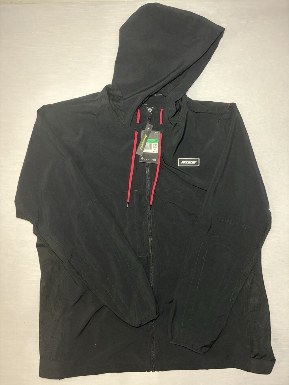 Nike Sport Clash Dri-FIT Full Zip Jacket Men’s XL Tall Black Red CZ1490-010